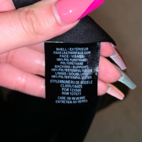 Alice & Olivia Nevada VEGAN Leather Coat –– NWT - Picture 16 of 17